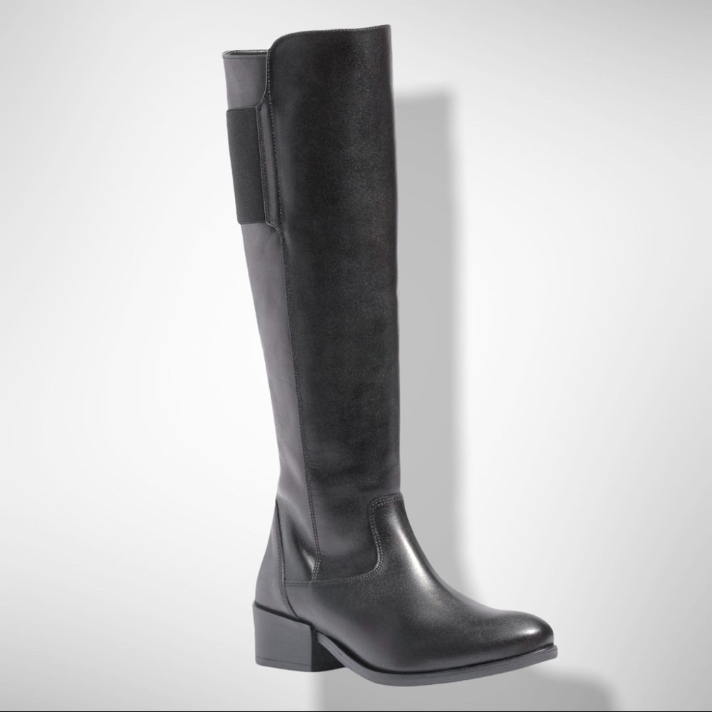ITALIAN SHOEMAKERS ANNIE LEATHER KNEE HIGH BOOT